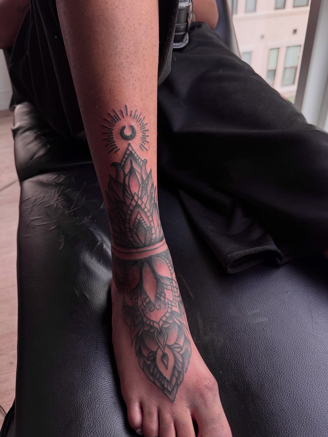 Tattoo by @inkedbylii โ dotwork, geometric