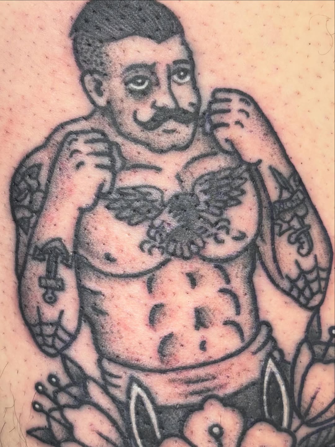 Tattoo by @scottattoos — american_traditional, black_and_grey
