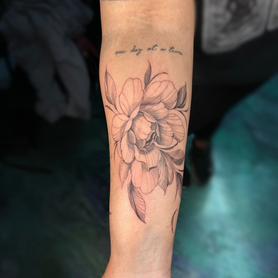 Tattoo by @inkbydonv — fine_line, black_and_grey