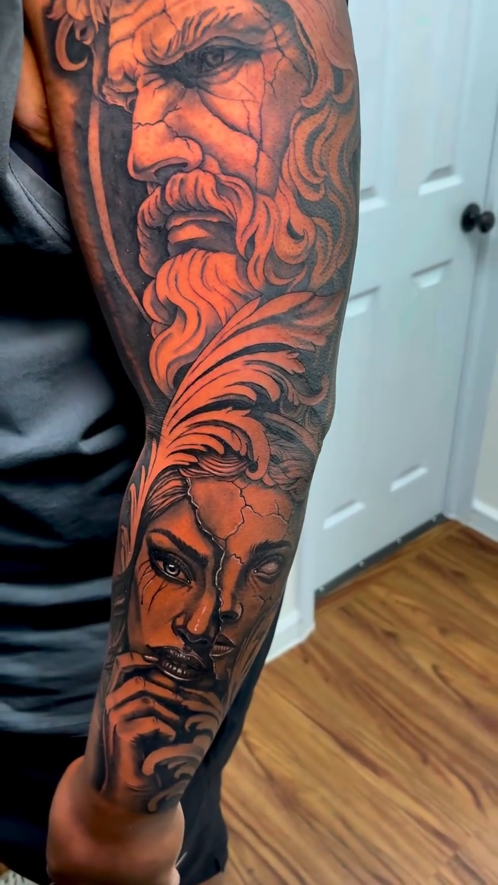 Tattoo by @ink_kevin_ — realism, black_and_grey