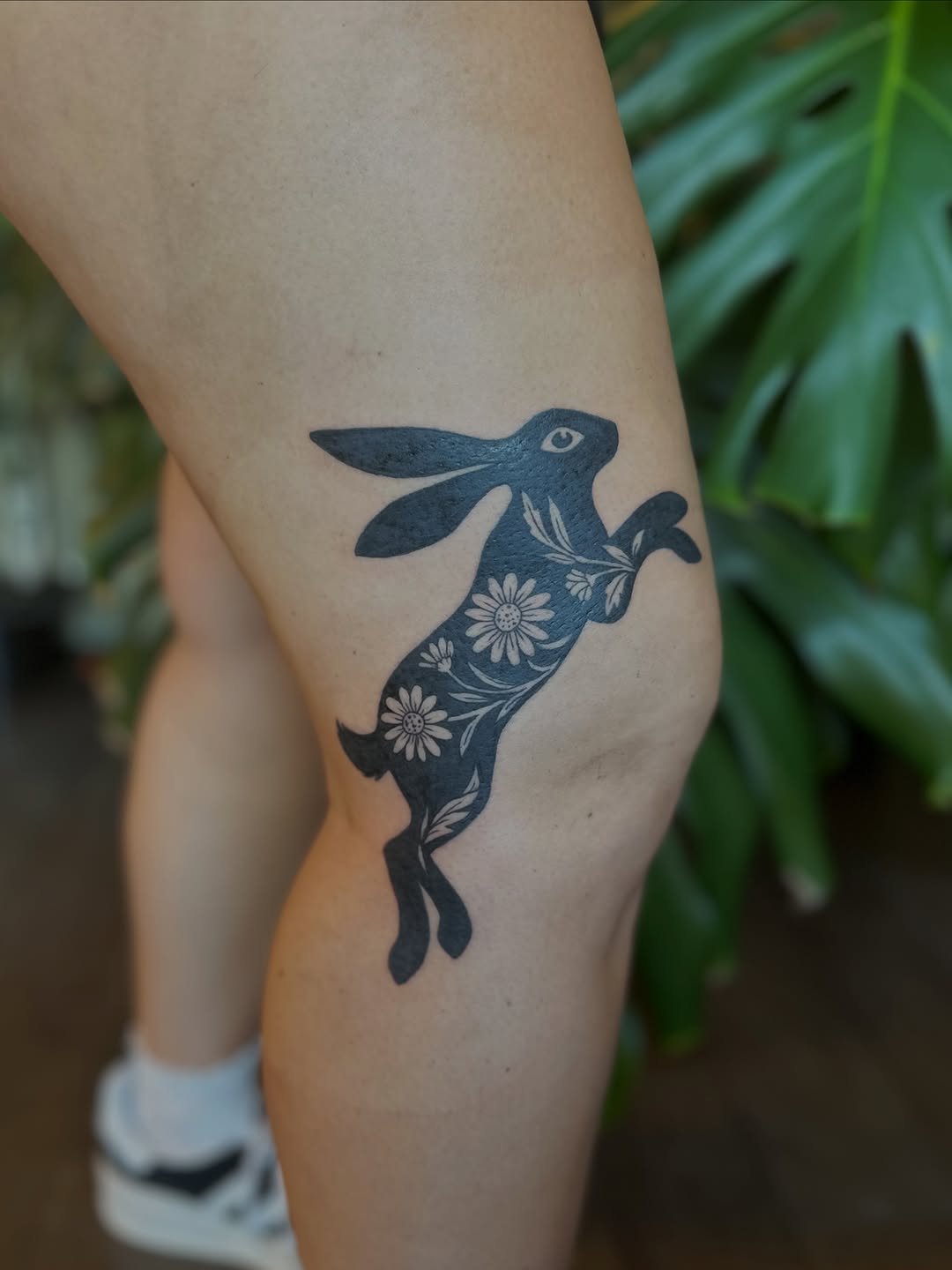 Tattoo by @sarahransom.tattoos — blackwork, illustrative