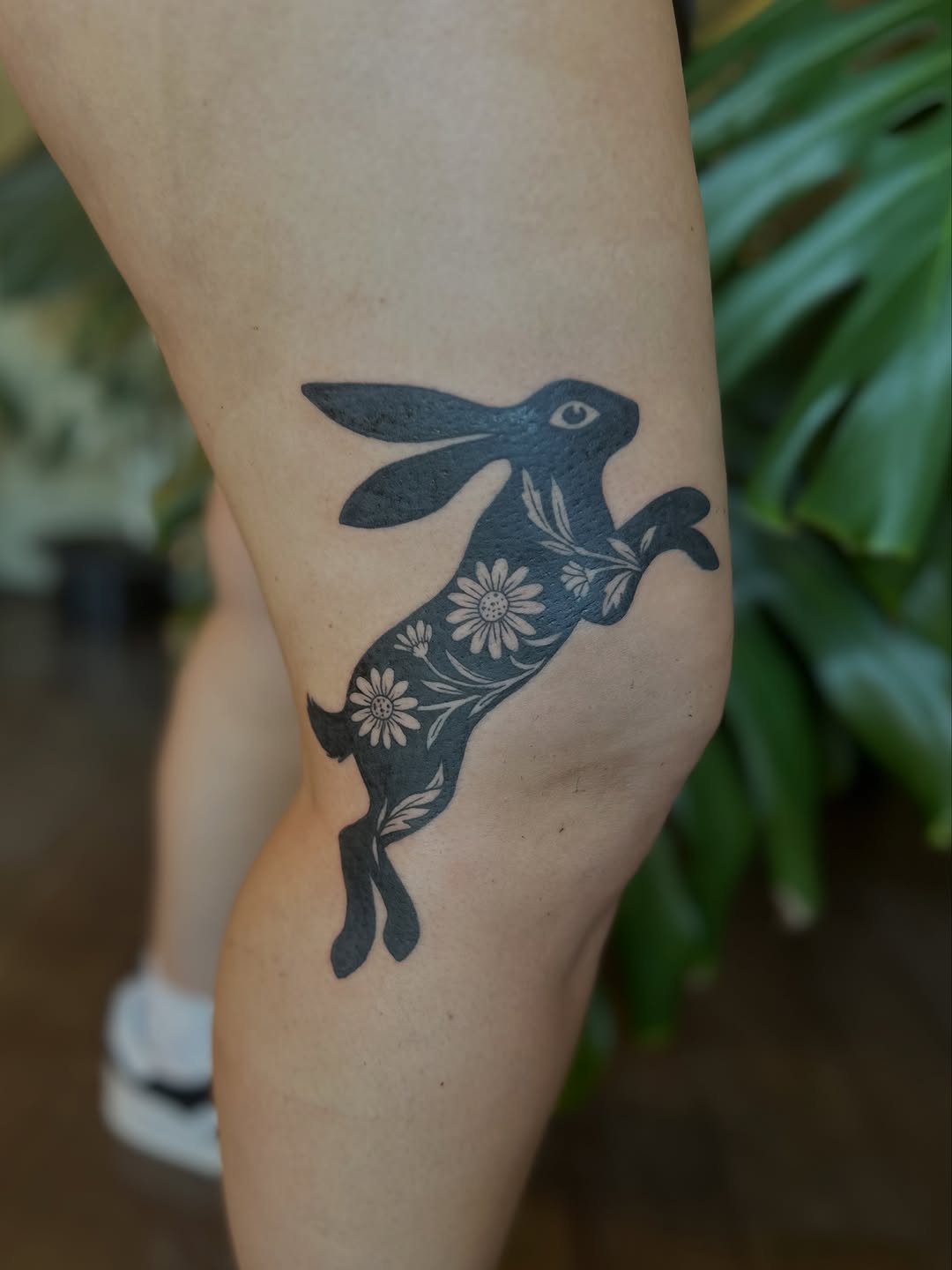 Tattoo by @sarahransom.tattoos — illustrative, blackwork