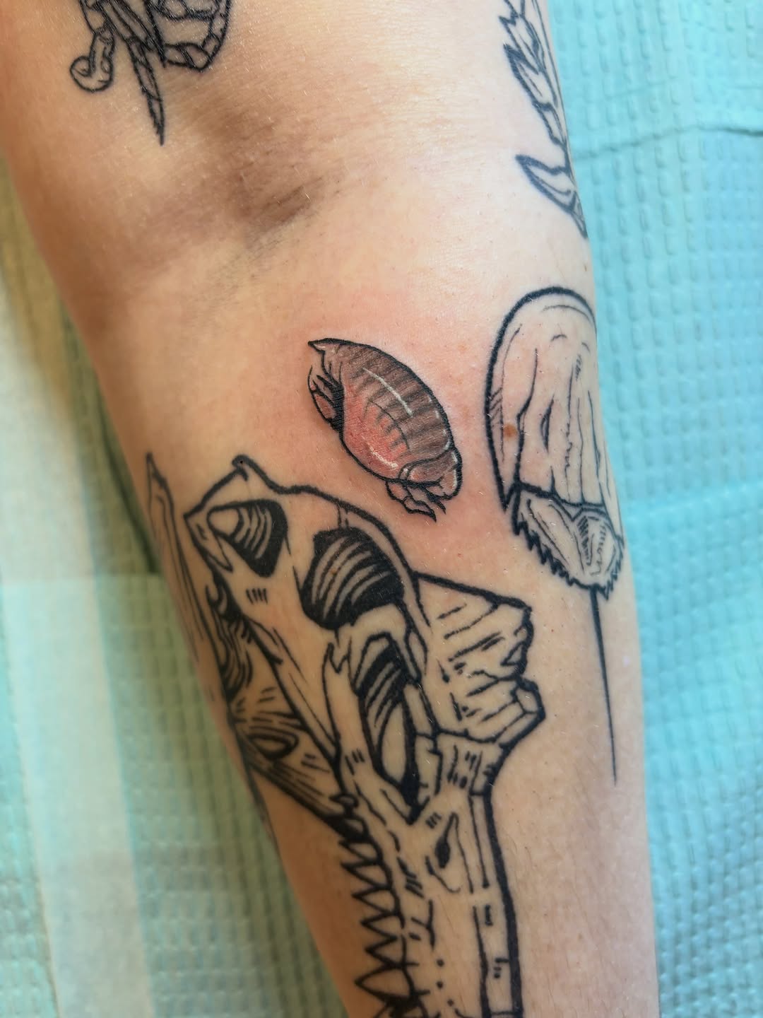 Tattoo by @firestarterink — black_and_grey