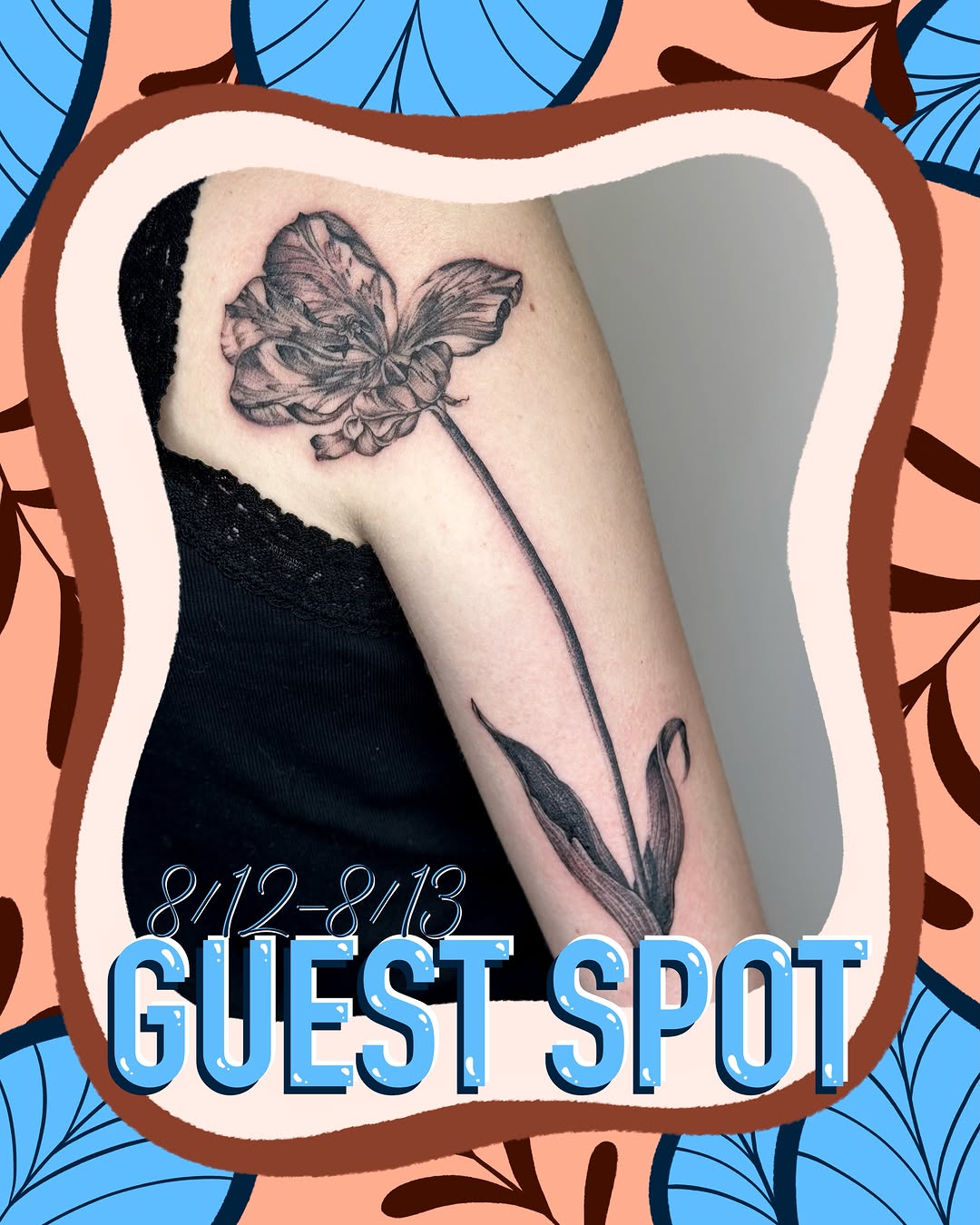 Tattoo by @gabymariatattoo — black_and_grey