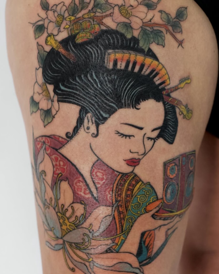 Tattoo by @newbold.tattoo โ illustrative, japanese_irezumi