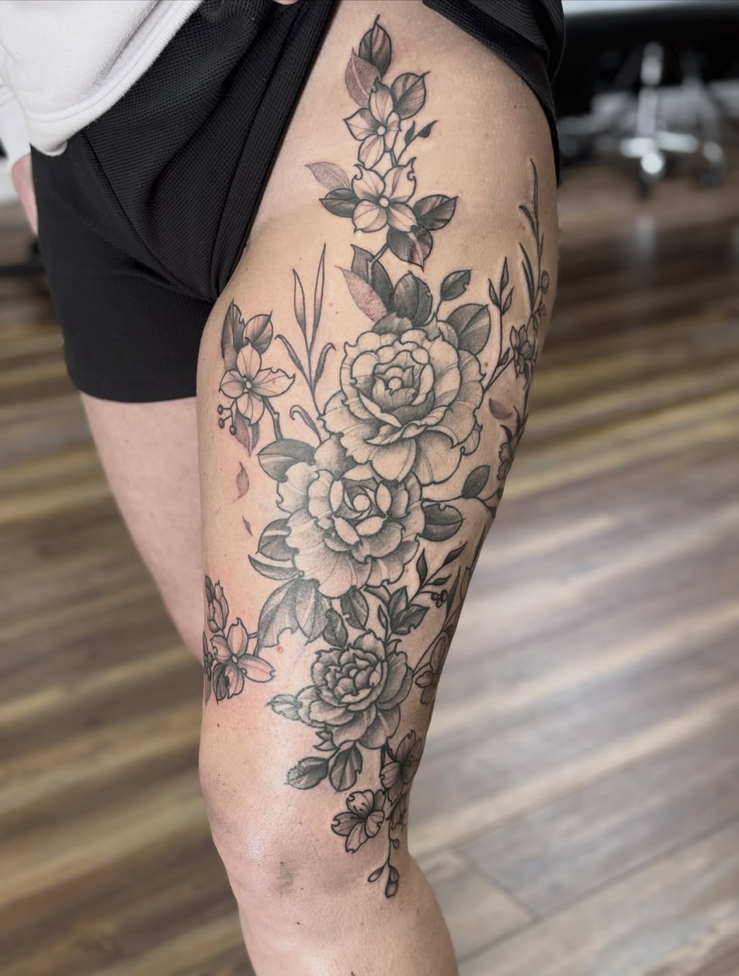 Tattoo by @mjs.tattoos — black_and_grey