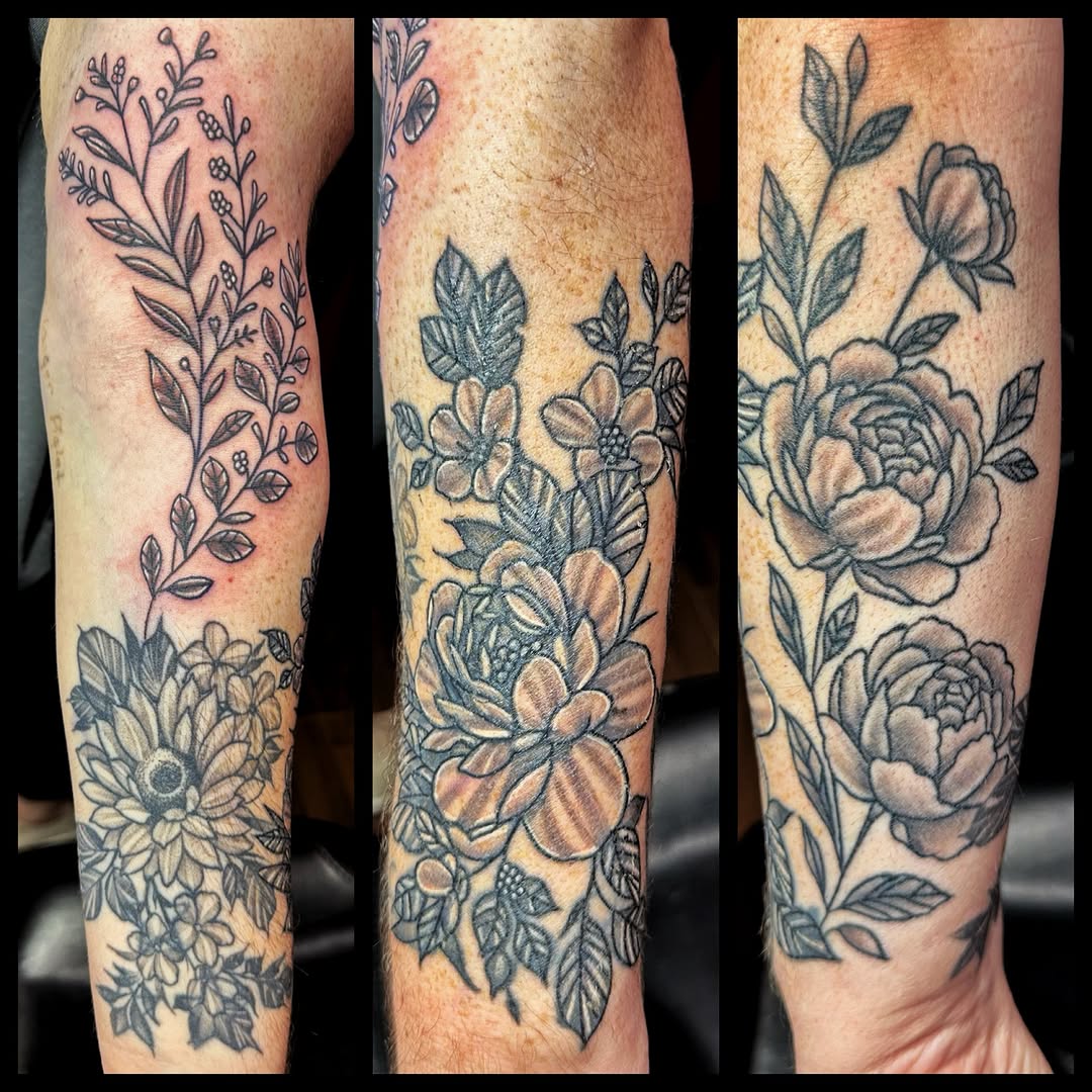 Tattoo by @anthonygtattoos — black_and_grey
