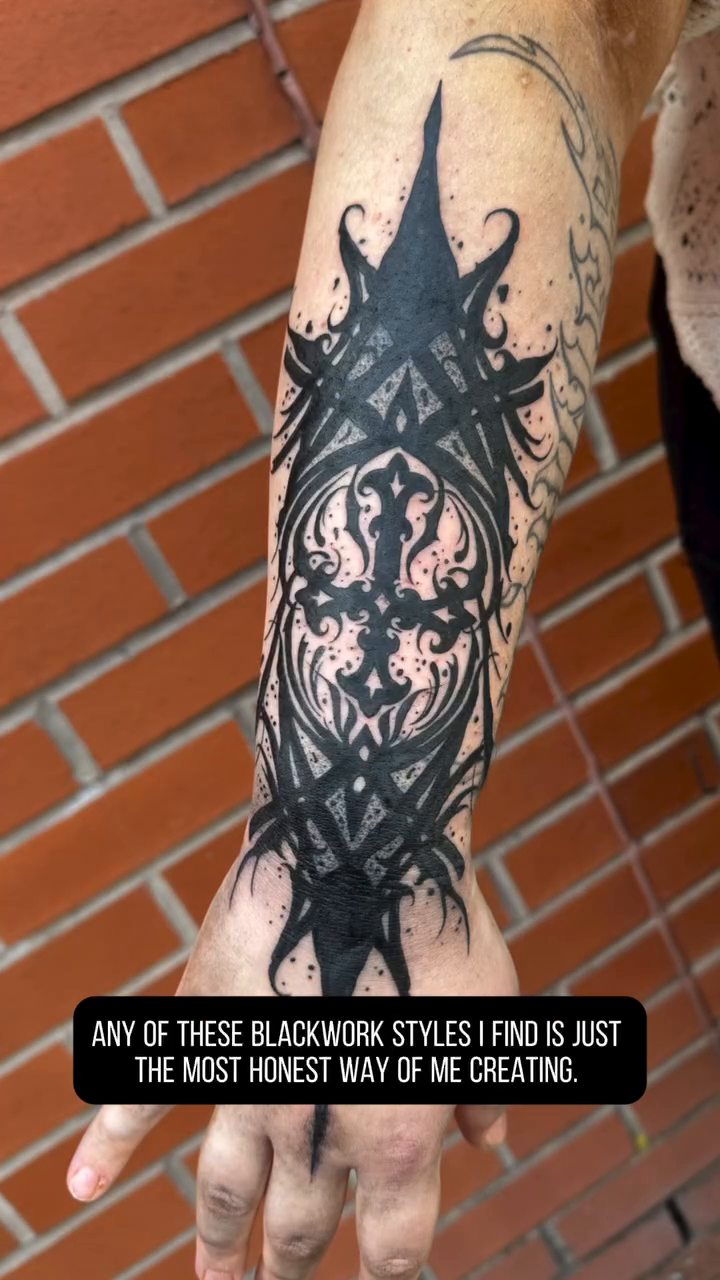 Tattoo by @electricxwarlock โ blackwork