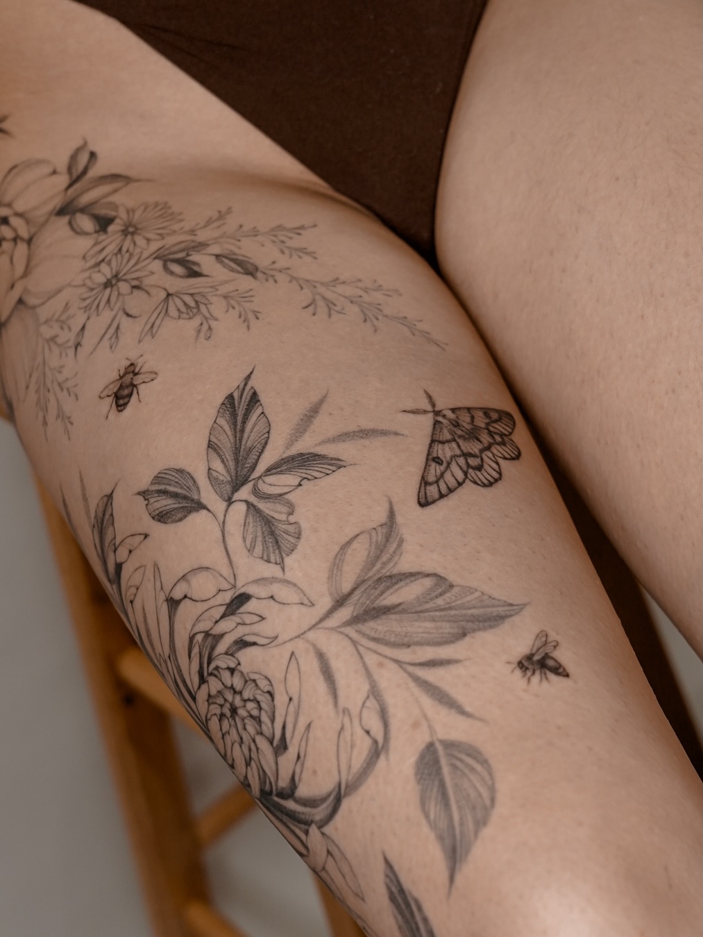Tattoo by @anastation.tattoo — fine_line, black_and_grey