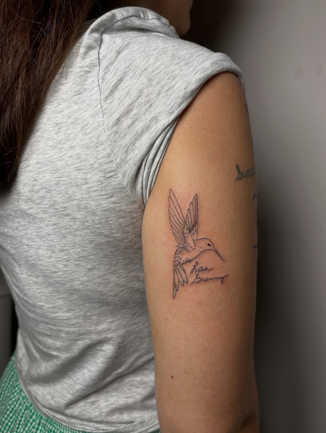 Tattoo by @linesbybrin — fine_line, lettering_script