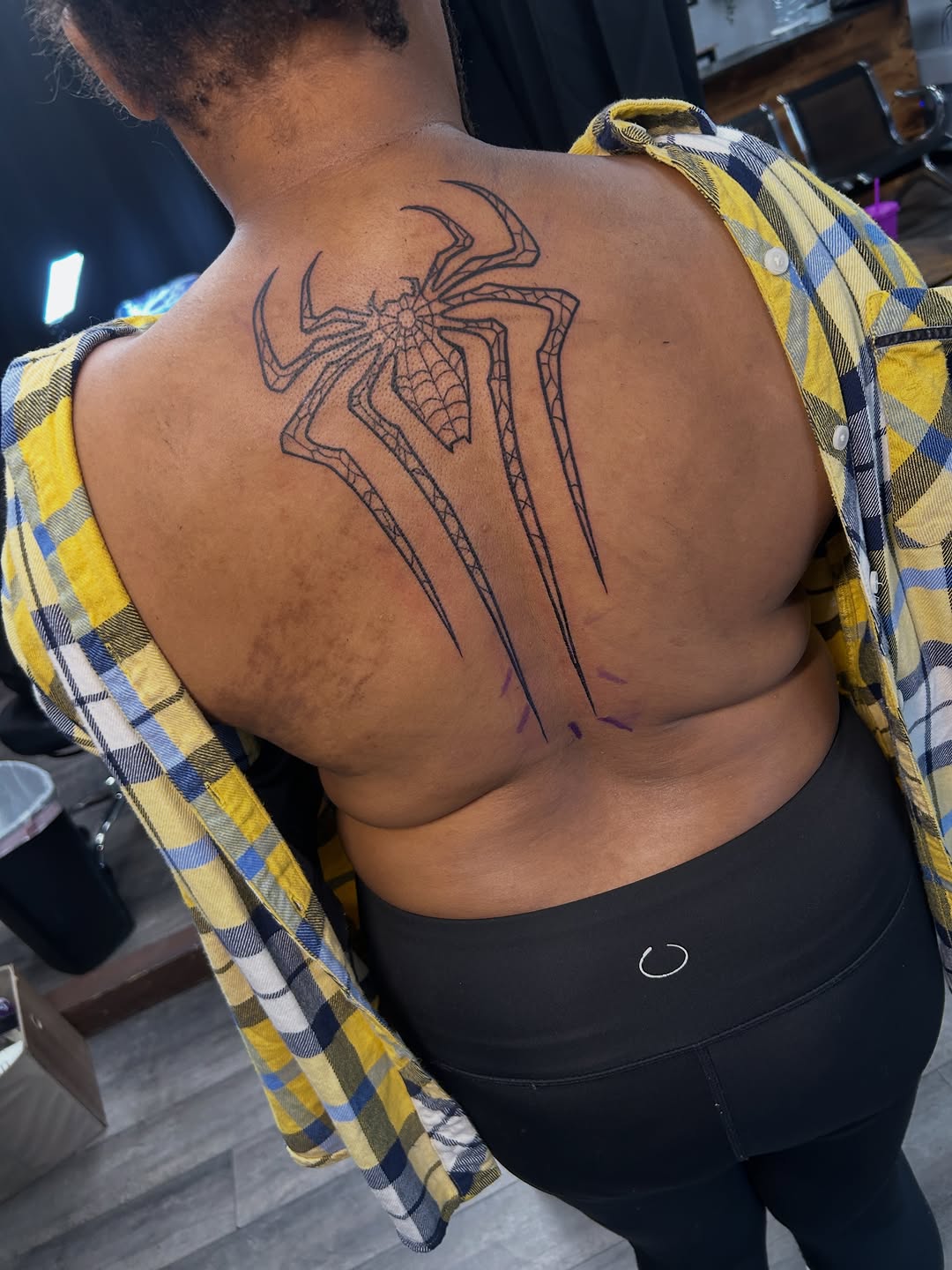 Tattoo by @noahsyer.tats — illustrative, blackwork