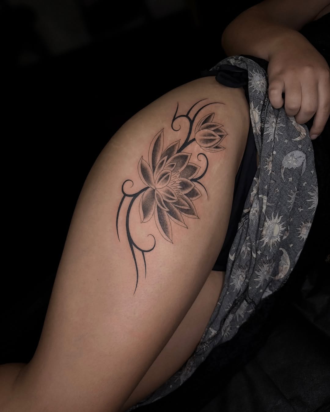 Tattoo by @jakeryantats — black_and_grey, ornamental