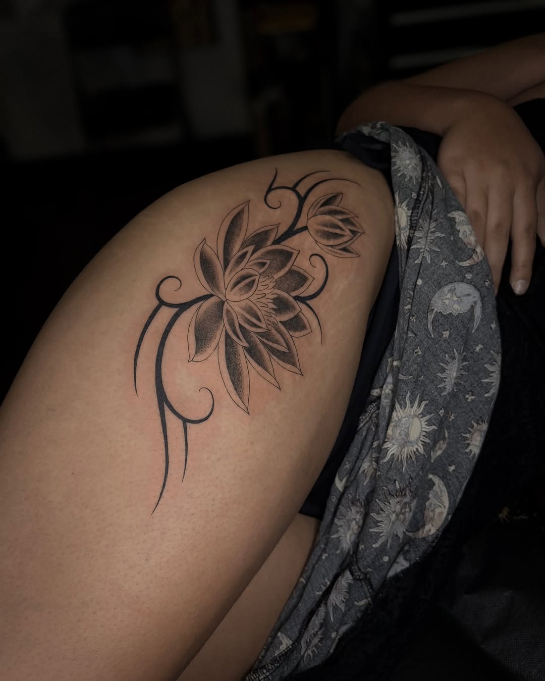 Tattoo by @jakeryantats — black_and_grey, ornamental