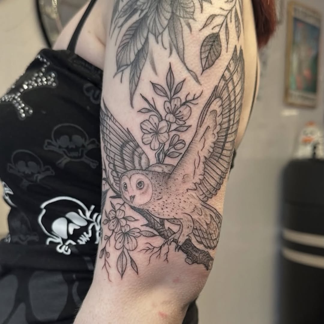 Tattoo by @meg.the.cyclopz_ — realism, black_and_grey
