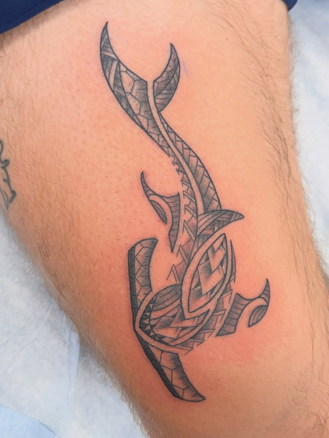 Tattoo by @frankysharpz โ tribal, geometric