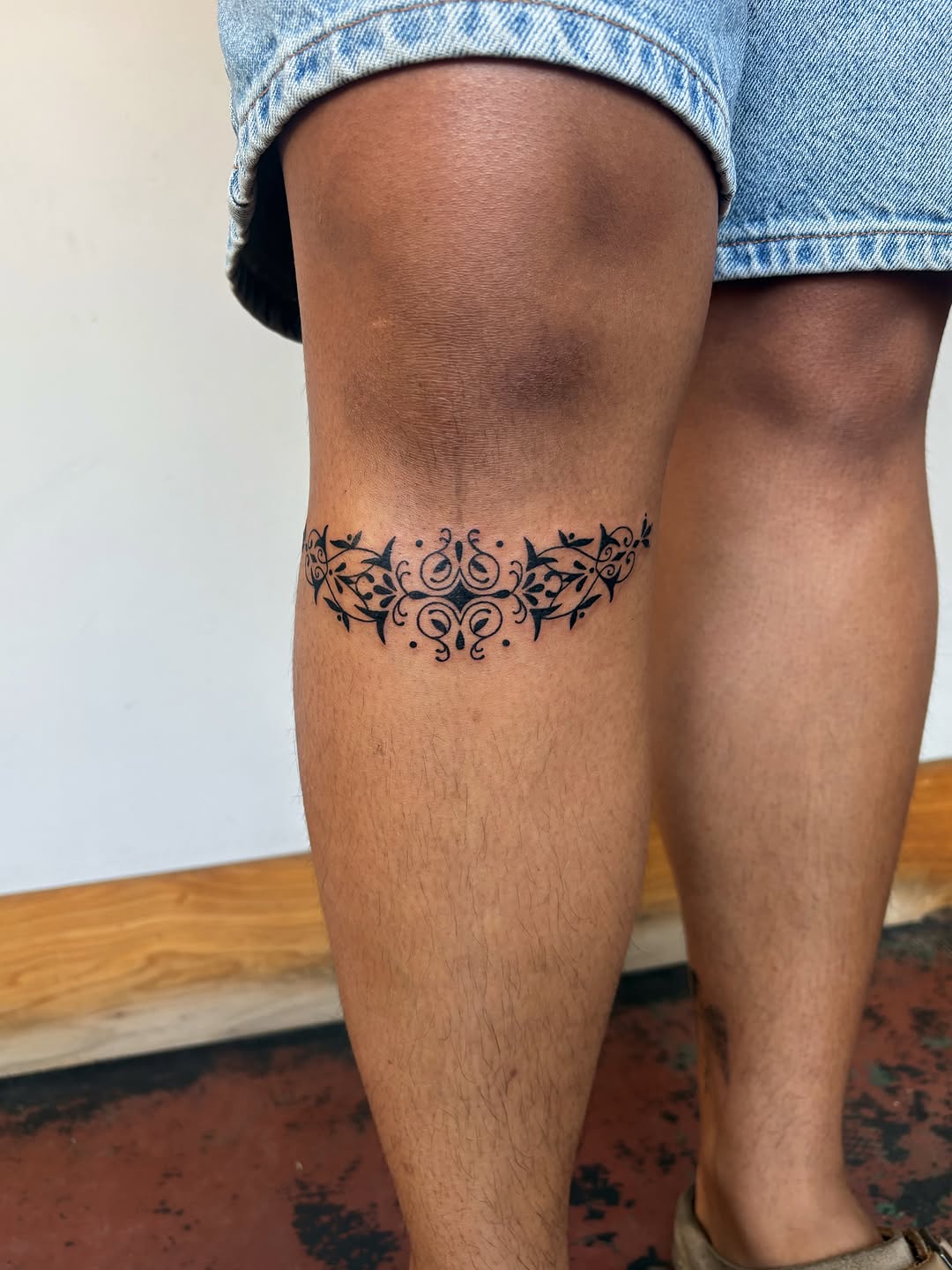 Tattoo by @abigailtattoos — blackwork, ornamental