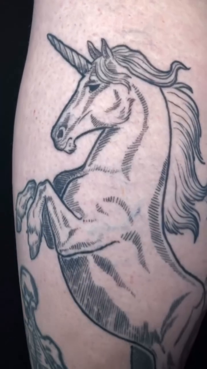 Tattoo by @babybishtattoos — black_and_grey