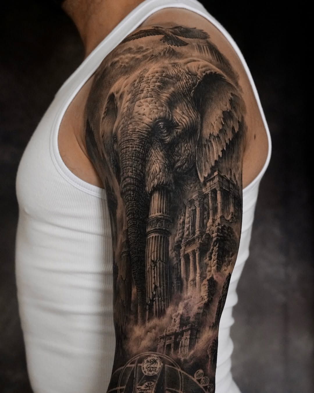 Tattoo by @sean_tattoos β realism, black_and_grey