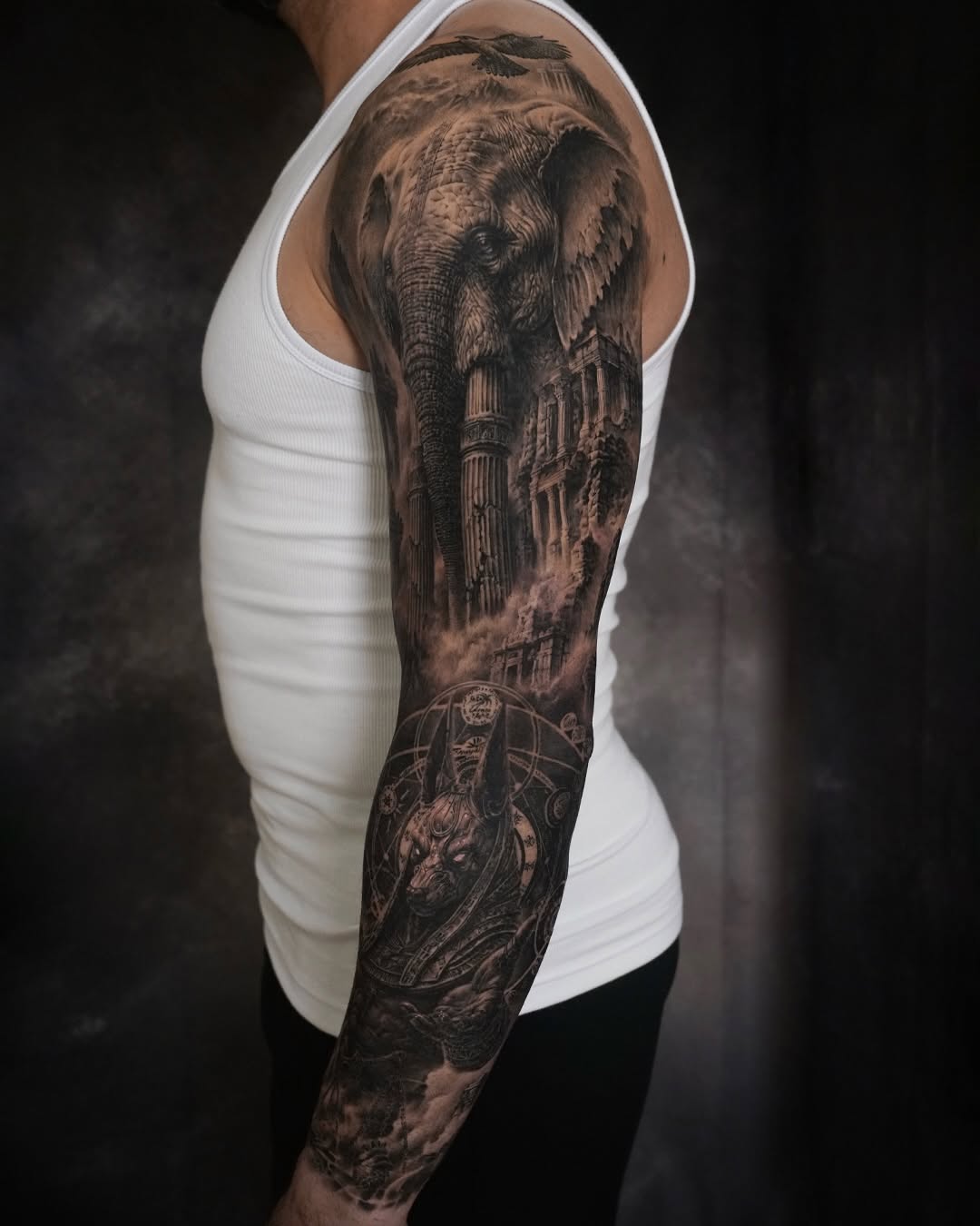Tattoo by @sean_tattoos β realism, black_and_grey
