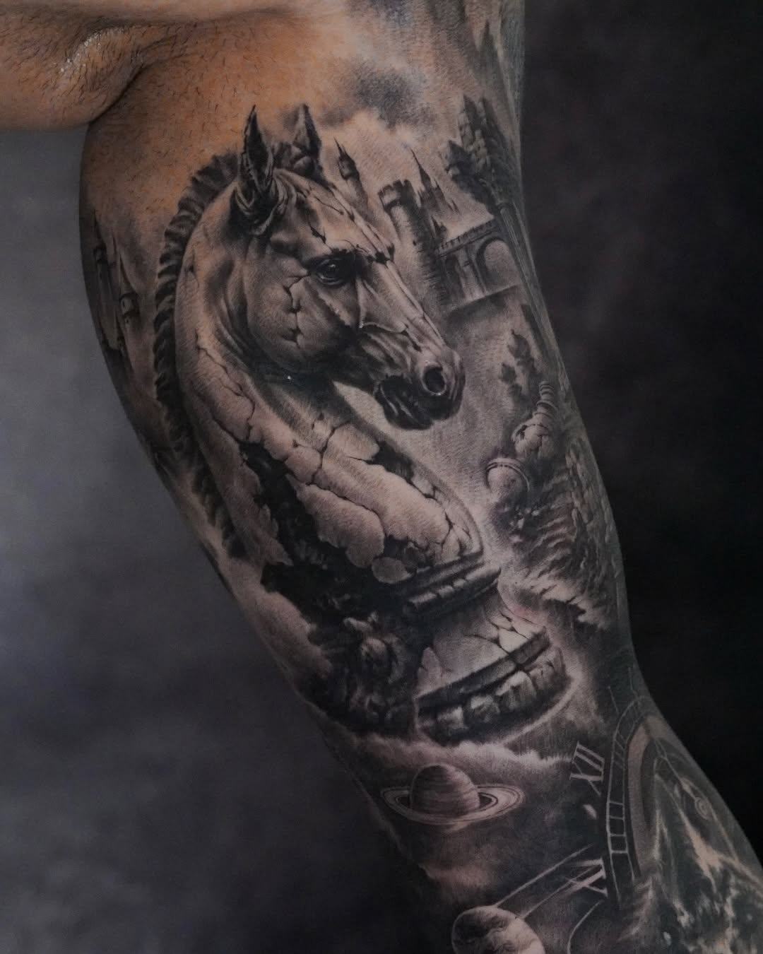 Tattoo by @sean_tattoos β realism, black_and_grey