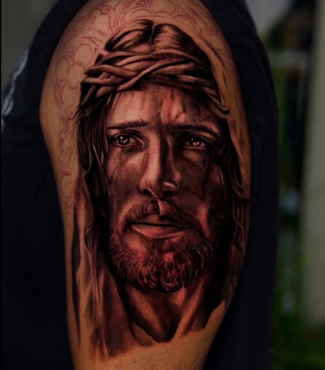 Tattoo by @lalyinkz — realism, black_and_grey