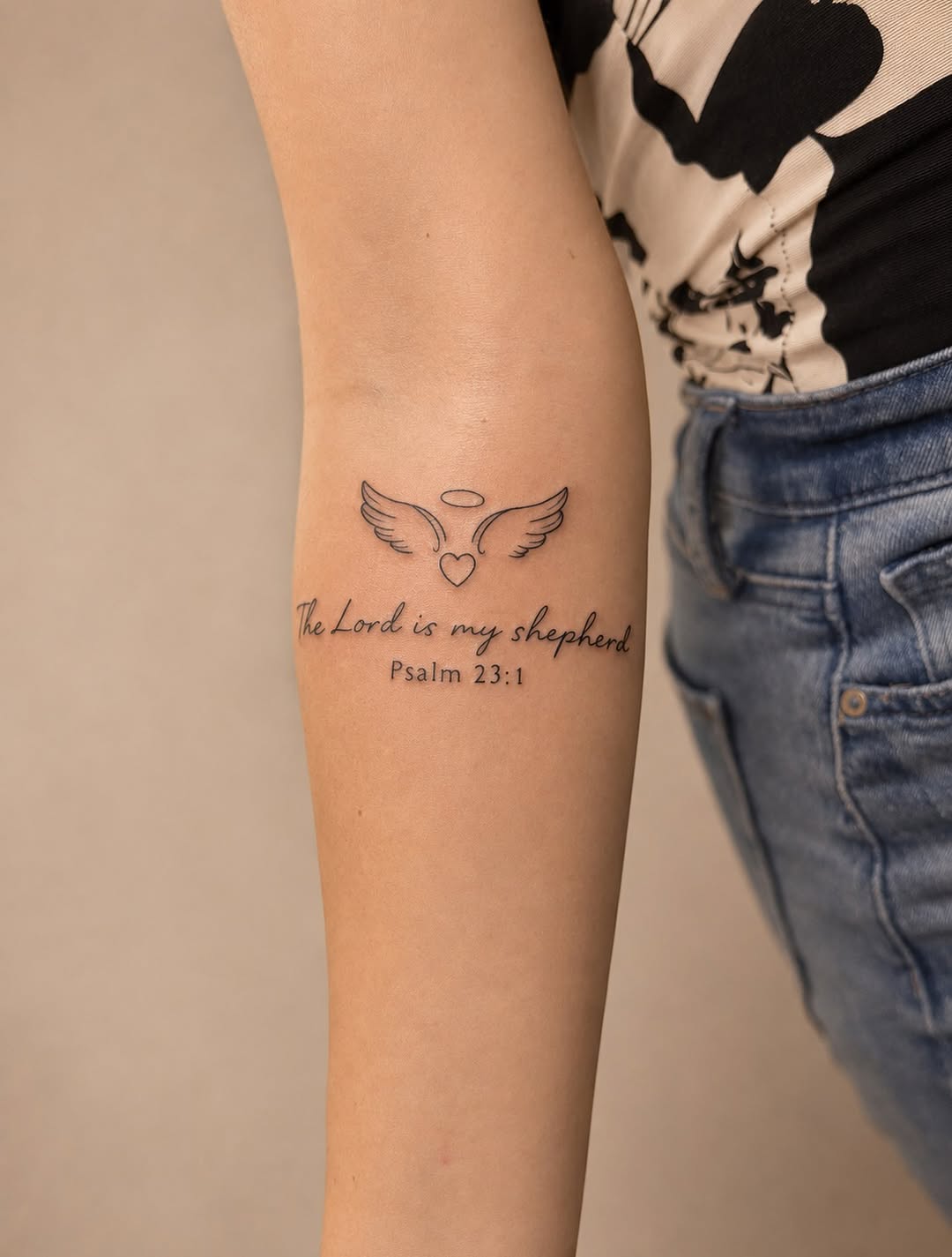 Tattoo by @tiagobrittotattoo โ fine_line, lettering_script