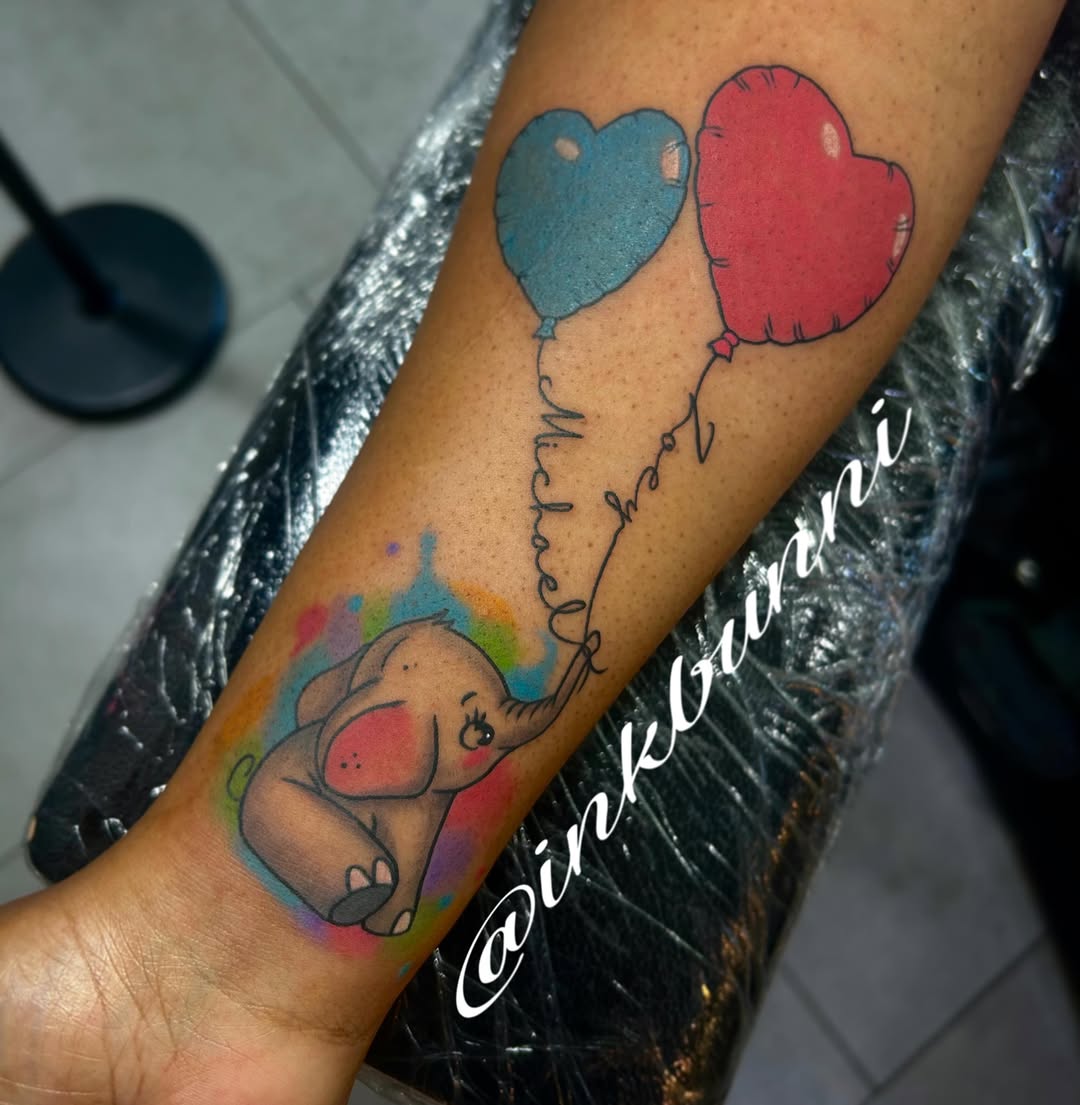 Tattoo by @inkbunni — lettering_script