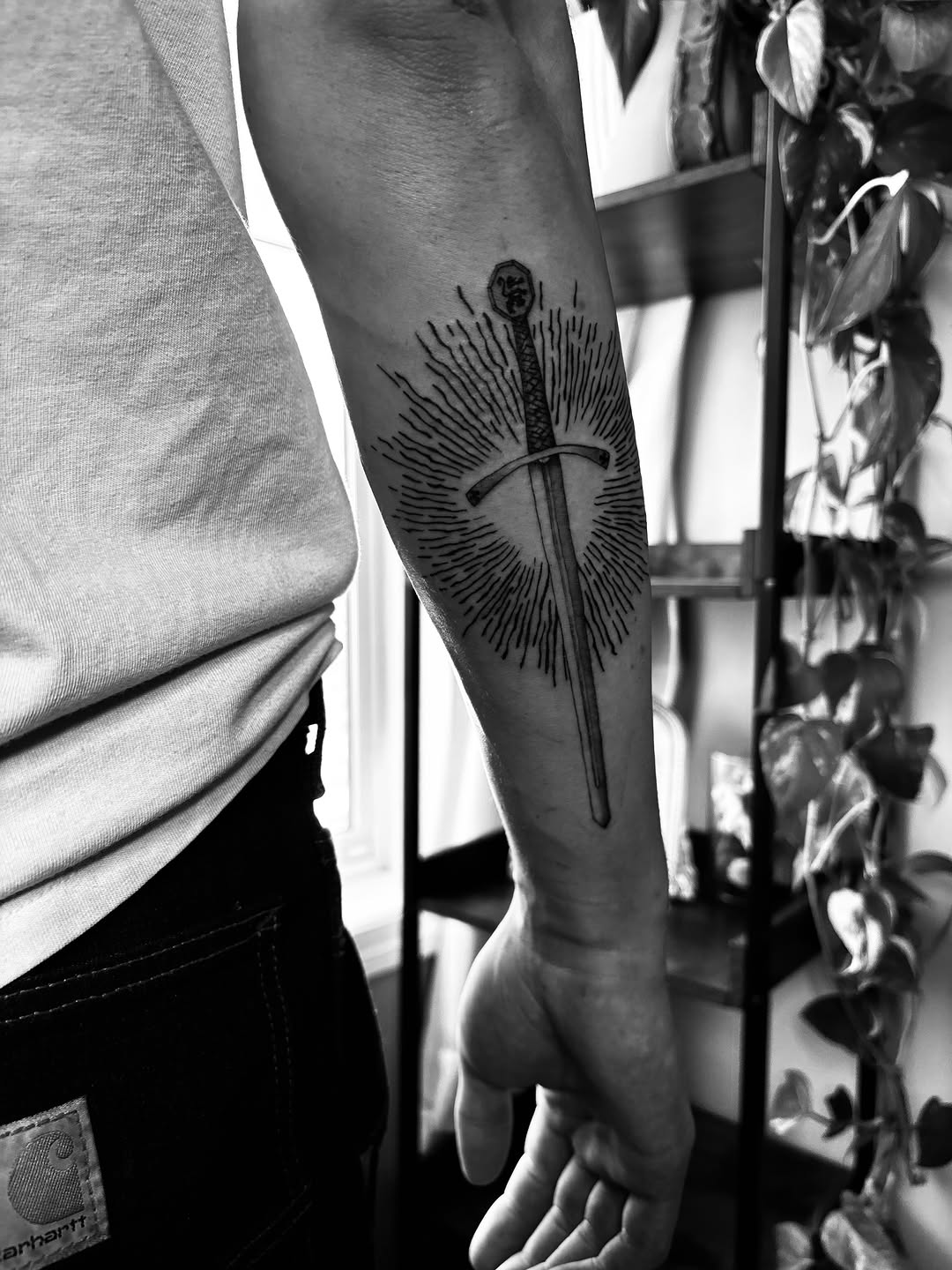 Tattoo by @persephoneink_ — black_and_grey, fine_line