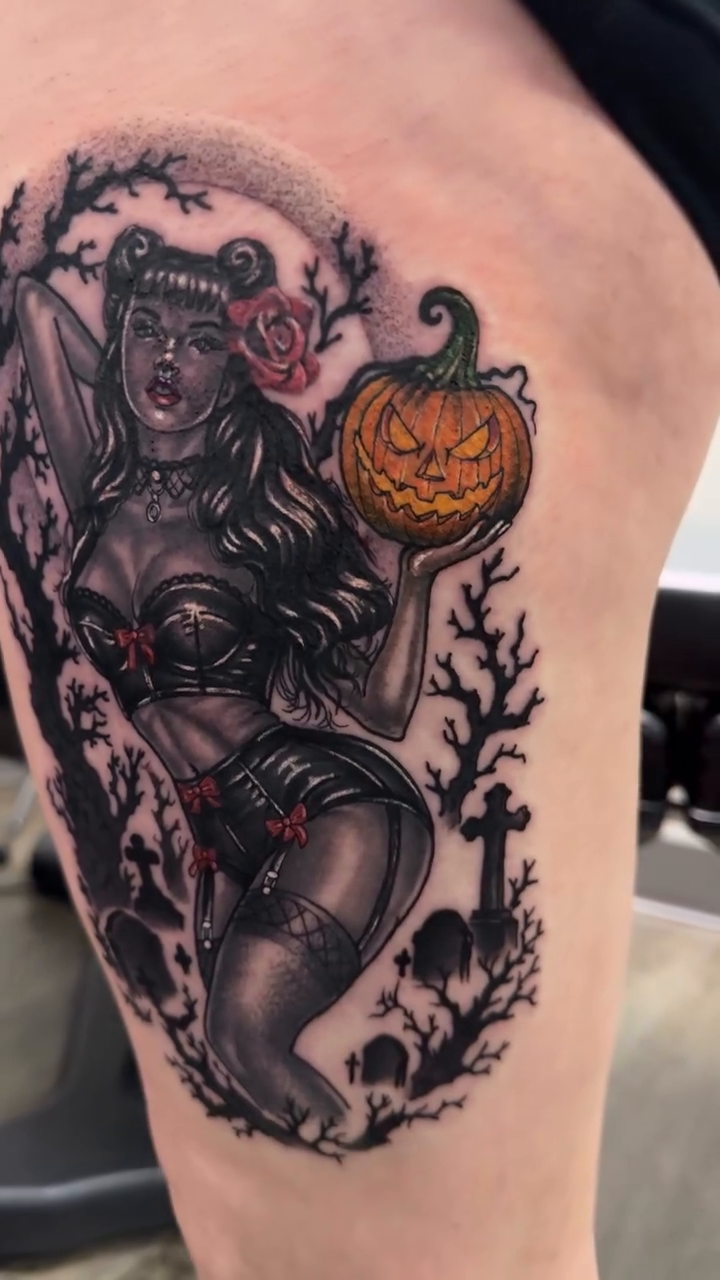 Tattoo by @pyramidofink — black_and_grey, realism