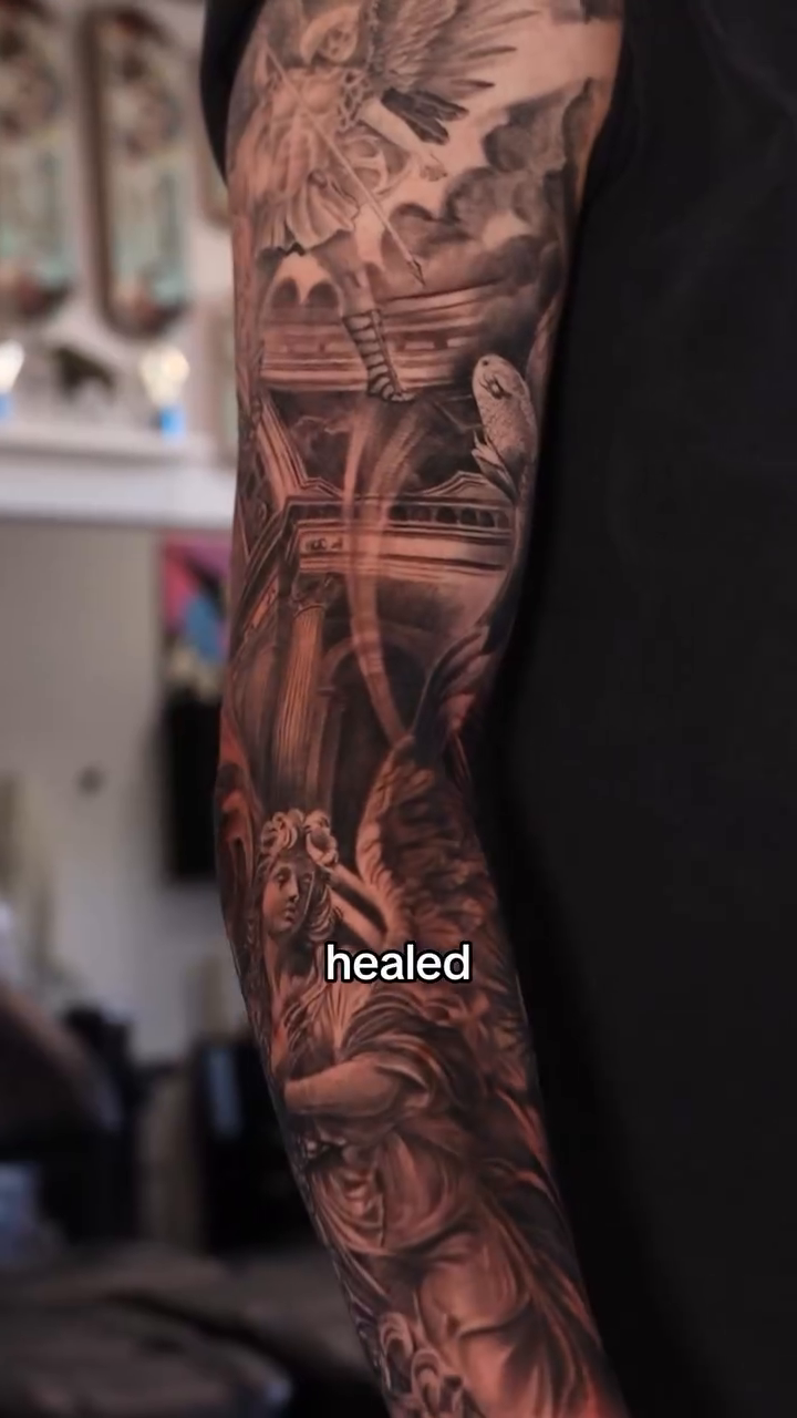 Tattoo by @naomiburke_ — black_and_grey, realism
