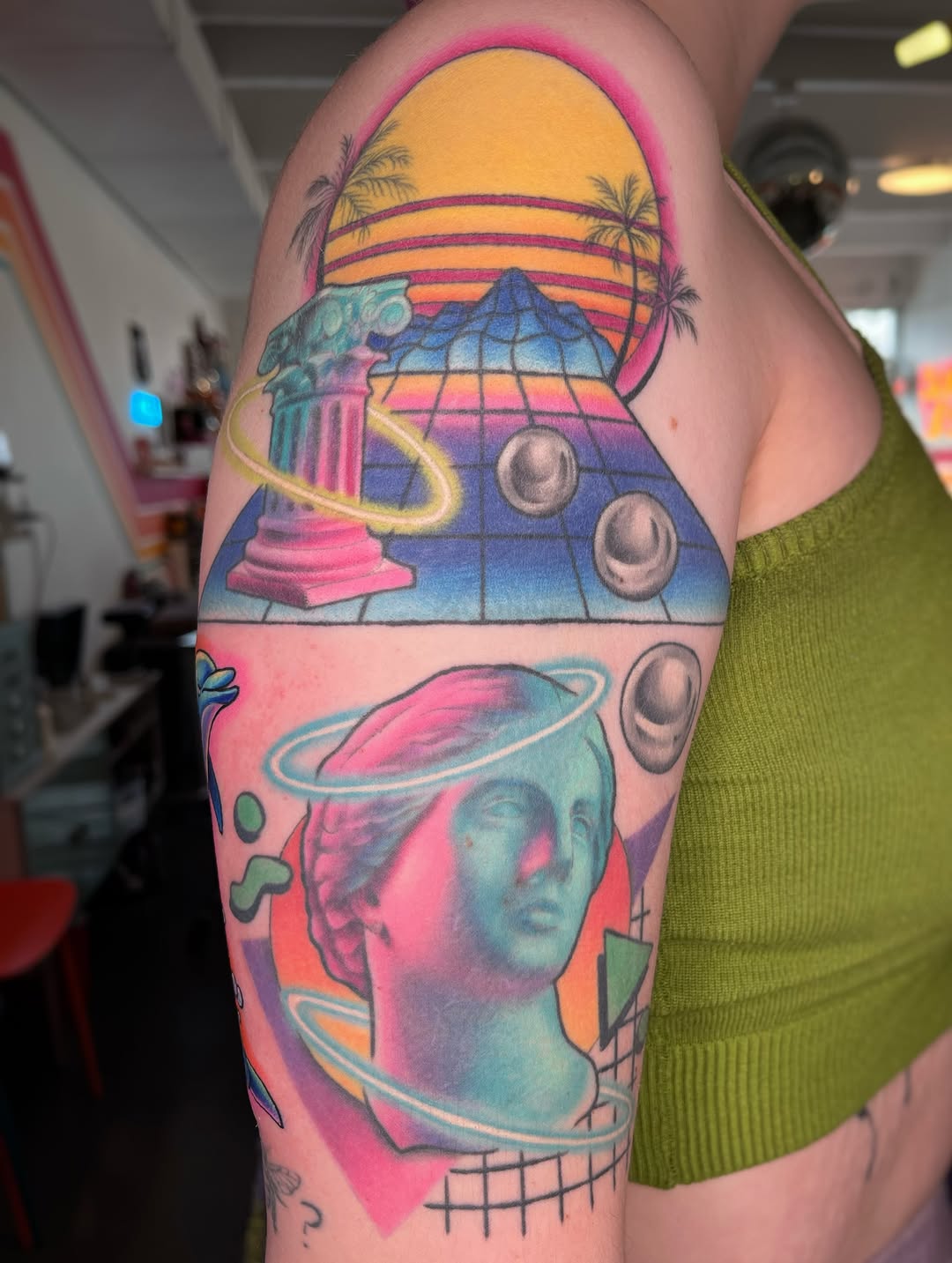 Tattoo by @emidoesart — new_school, surrealism