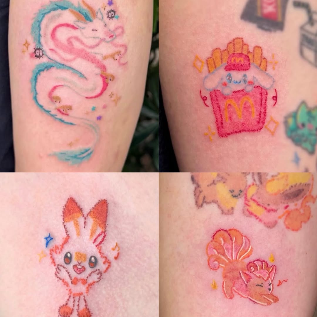 Tattoo by @yeztattoo — anime