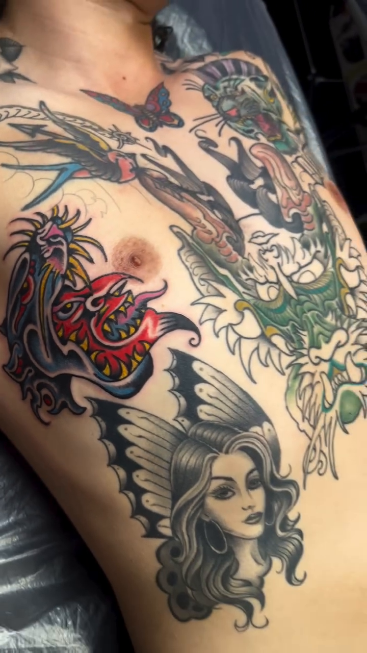 Tattoo by @greenup.tat2 — neo_traditional, japanese_irezumi