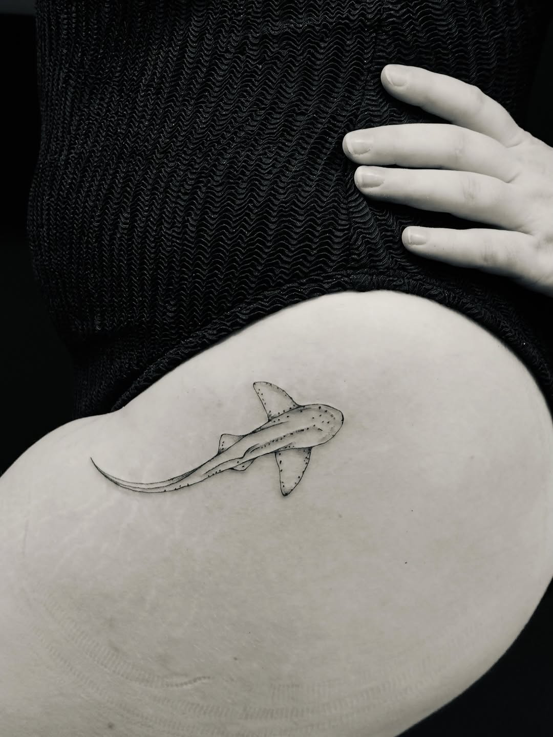 Tattoo by @takayo_sandiego — fine_line, dotwork