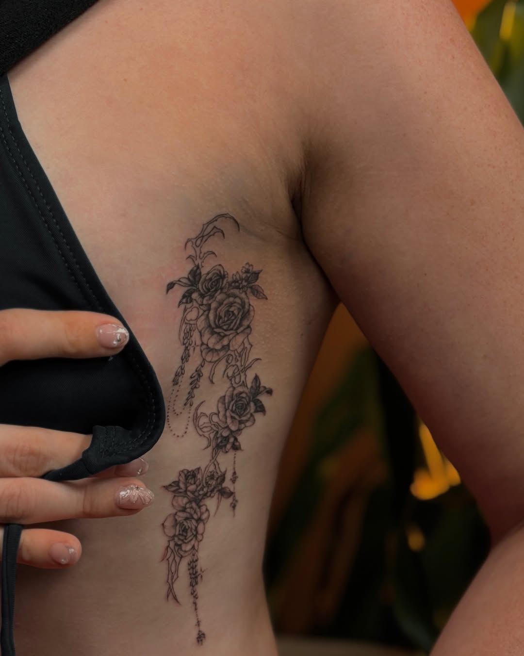 Tattoo by @melvious._.tats β fine_line, ornamental
