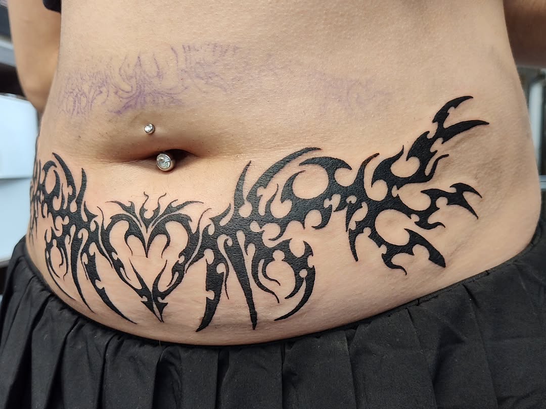 Tattoo by @art_from_planetmercury — tribal, illustrative