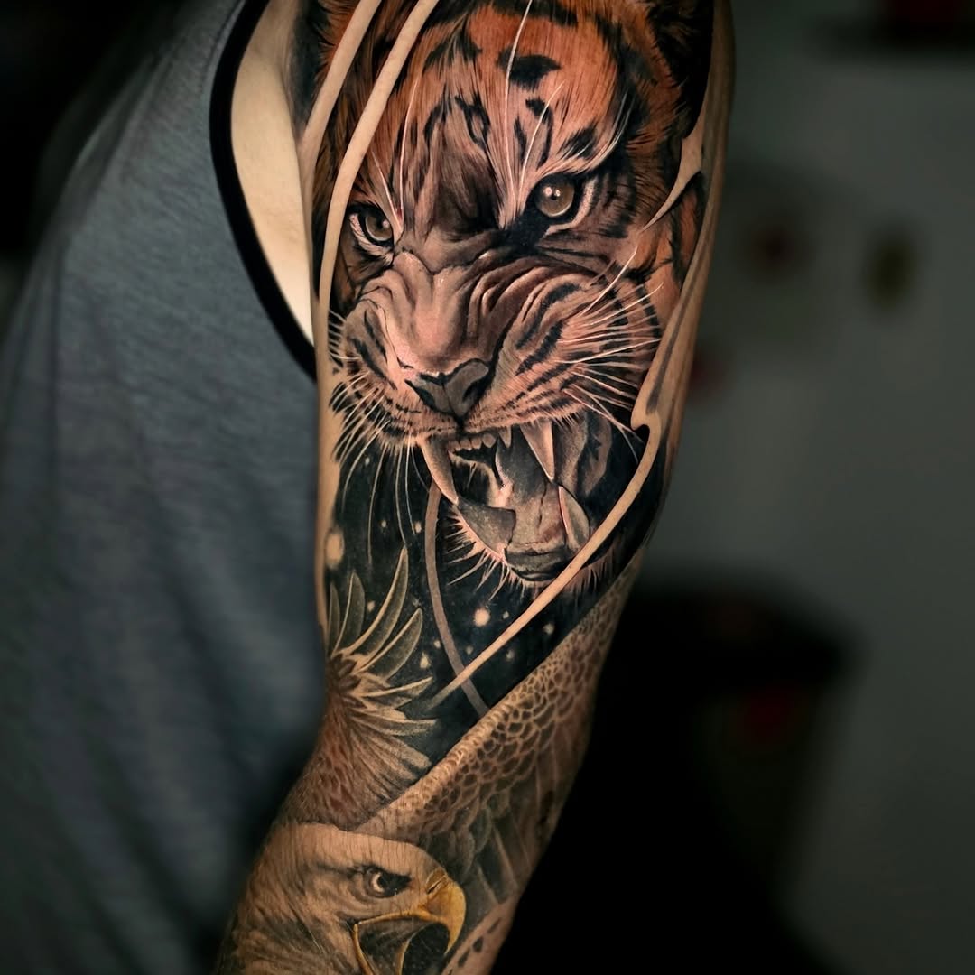 Tattoo by @mary.moss.tats — realism, black_and_grey
