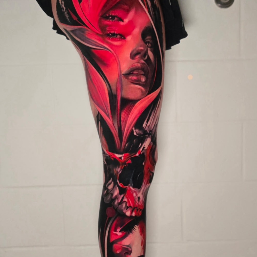 Tattoo by @mary.moss.tats — realism, dark_realism