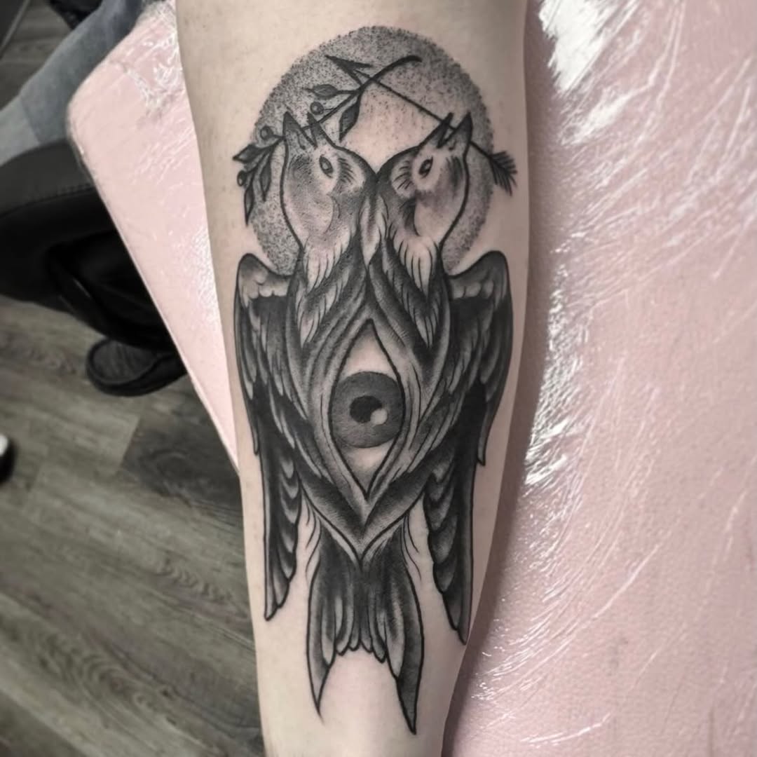Tattoo by @chadjphillips — black_and_grey, dark_realism