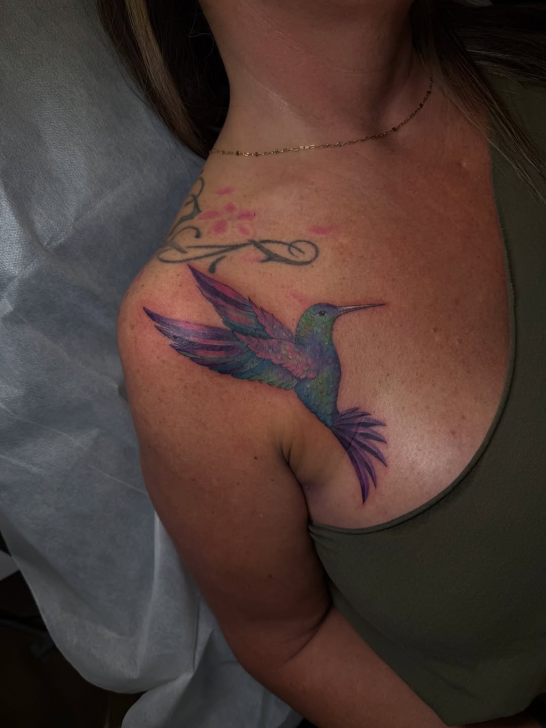 Tattoo by @inkpriscilla — watercolor