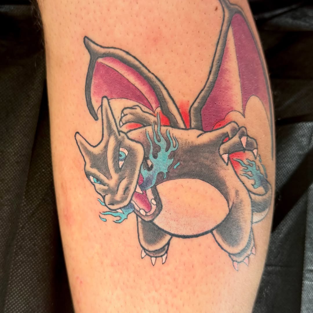 Tattoo by @sir_stabzalot — anime