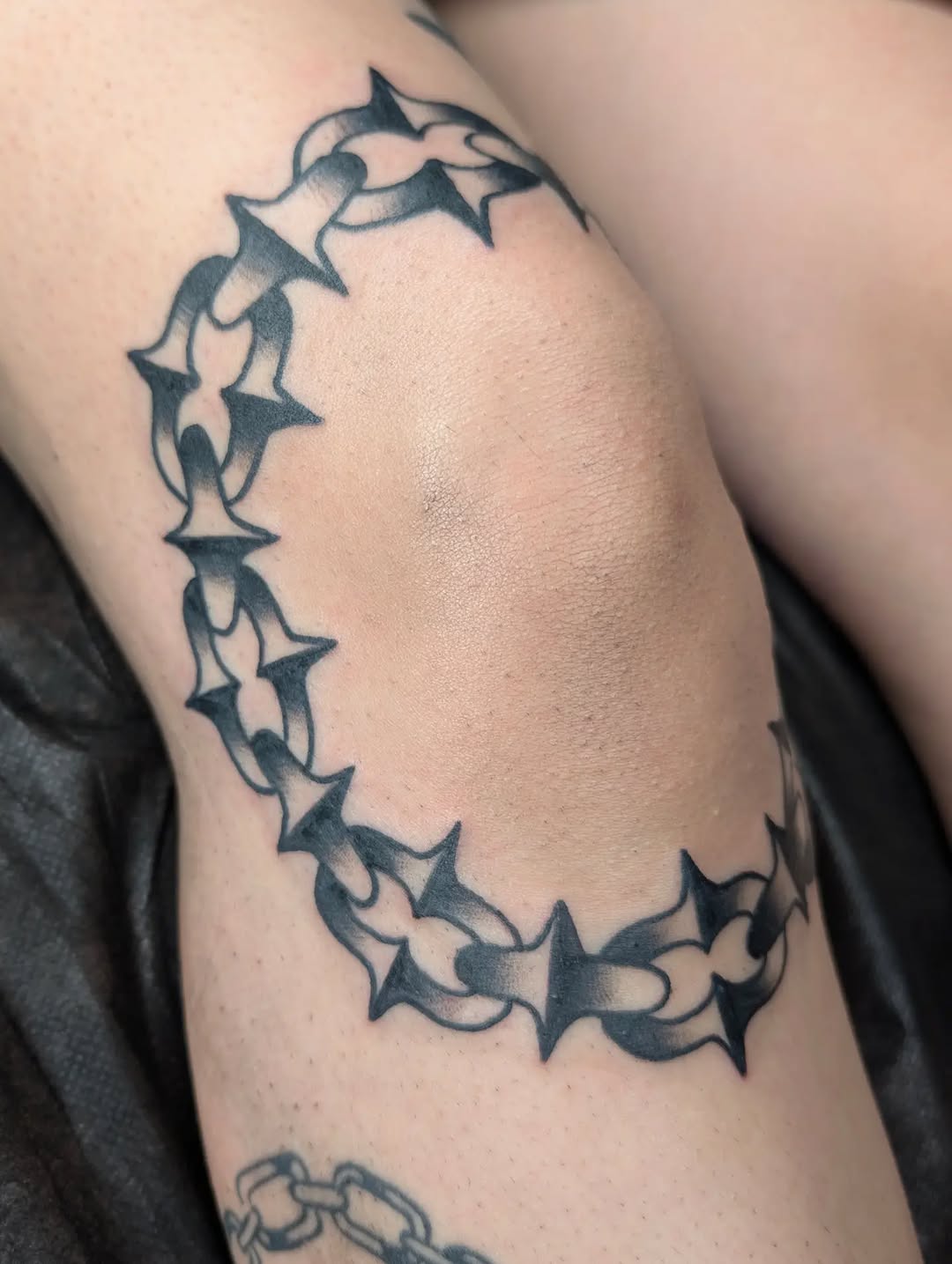 Tattoo by @kronetattoos — blackwork