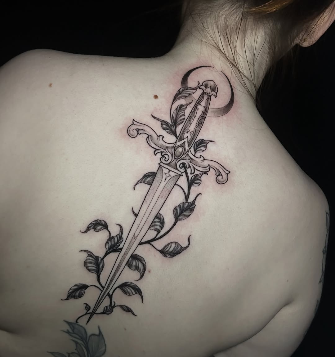 Tattoo by @ashleemshar — black_and_grey, realism