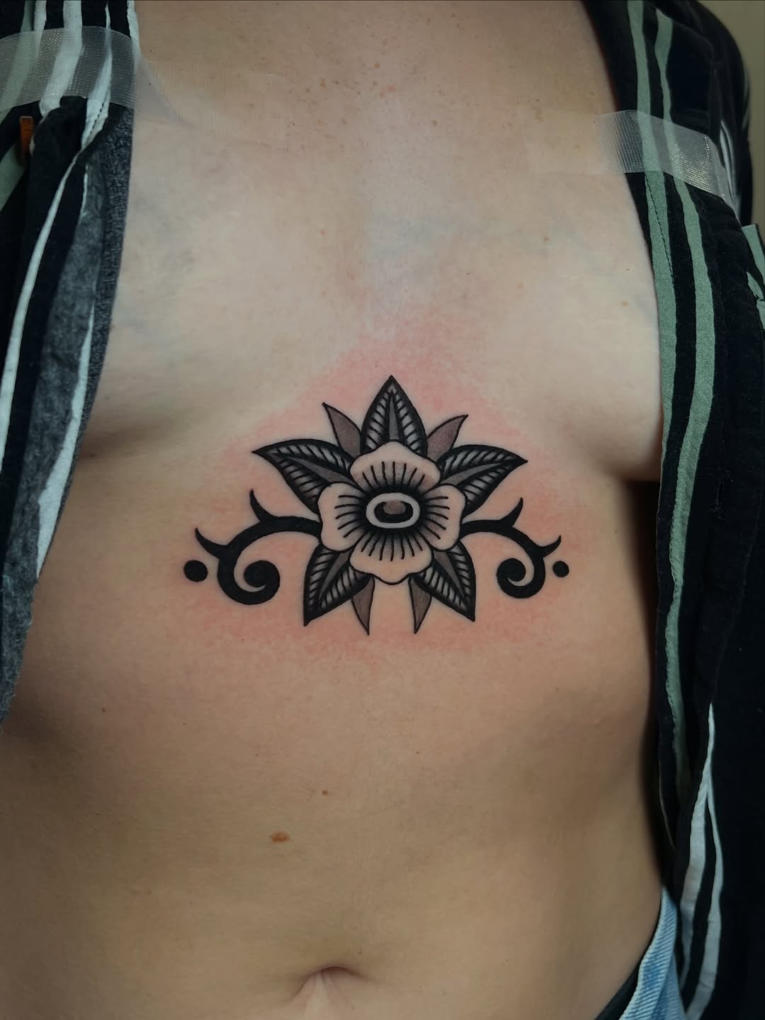 Tattoo by @livleotattoo — american_traditional, black_and_grey