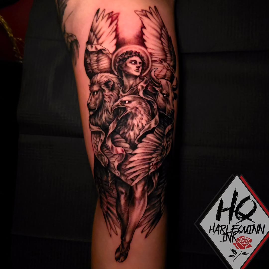Tattoo by @harlequinn_ink — realism, dark_realism