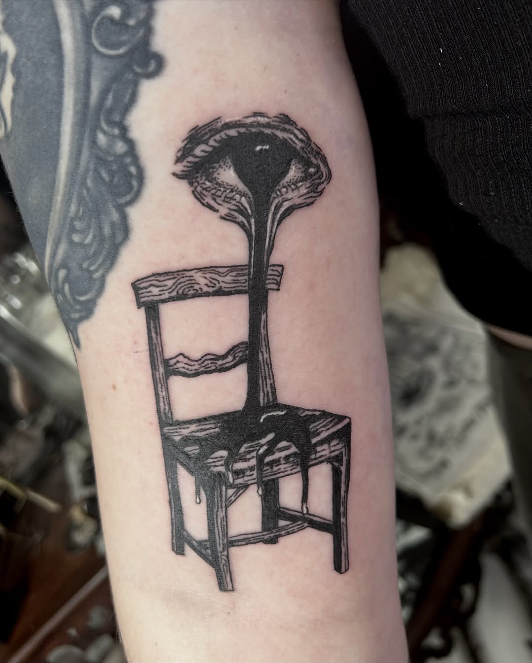 Tattoo by @_nyland โ dark_realism
