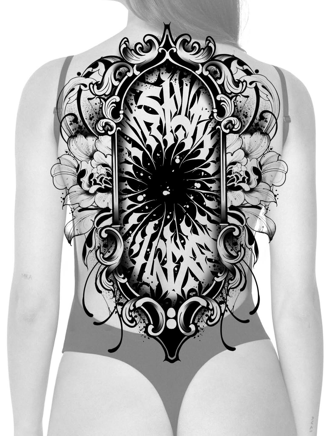 Tattoo by @wilfred_arts — blackwork, ornamental