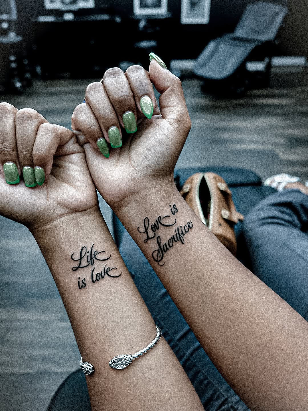 Tattoo by @keninkdaworld — lettering_script, fine_line