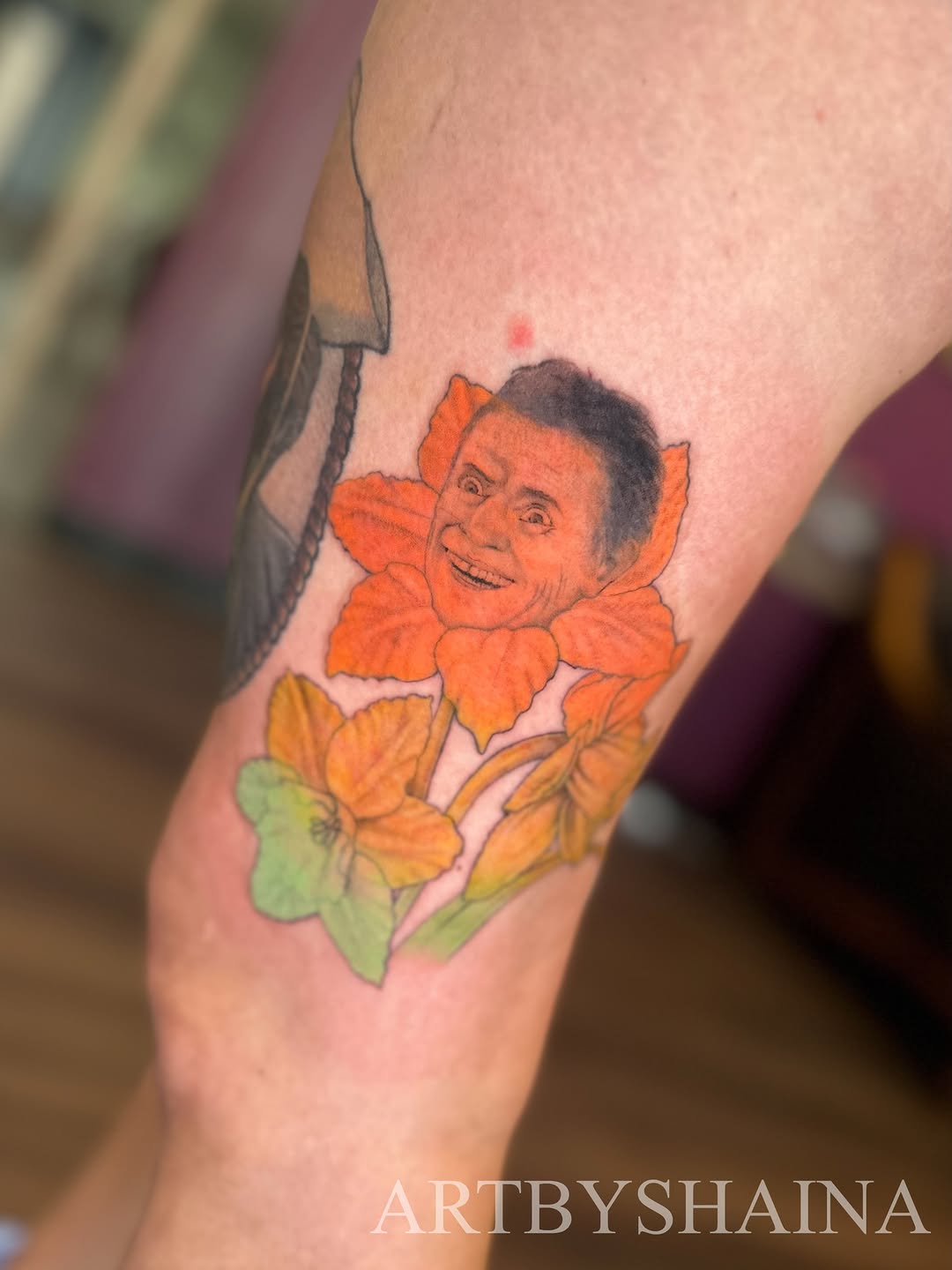 Tattoo by @artbyshaina — realism, color