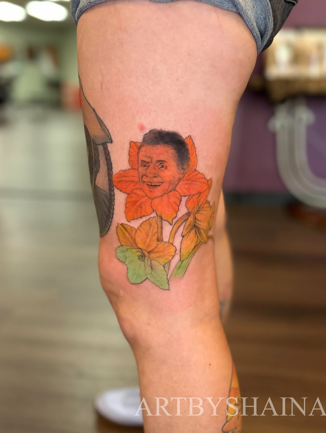 Tattoo by @artbyshaina — realism, color